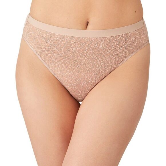 Wacoal All Edge Panty Women's Large Roebuck High Rise Cut Underwear ERK1079 - Picture 6 of 6
